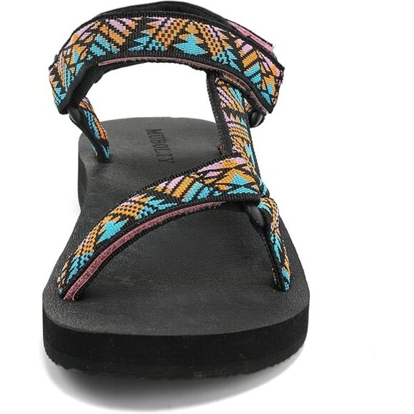 Muboliy Size 8.5 Sandals Adjustable Straps EVA Yoga Mat Insole Arch Support - Picture 3 of 11